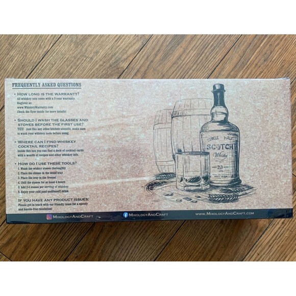 Mixology & Craft Whiskey Set ~ 13 pcs. Kit ~ w/ 2 Old Fashion Glasses ~ New - Picture 13 of 16